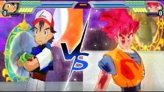 Ash Ketchum vs Goku Budokai Tenkaichi 3 Mods
