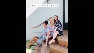 Blossom & Syrup- Floral Ruffle Robe