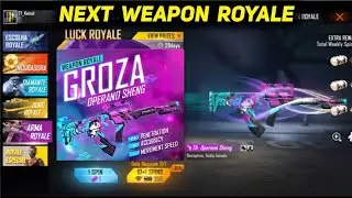 Next WEAPON ROYALE in Free Fire | New GROZA Gunskin Ability #Shorts