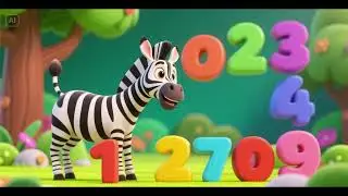 🦓🌈🔢 Zebra&rsquo;s Color Counting Adventure | Learn Colors & Numbers | Nursery Rhymes & Kids Songs