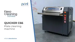 Plate cleaning machine QUICKER C66