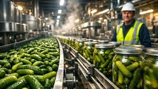 How Millions Of Pickles Are Made Everyday ( Full Factory Process) 