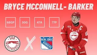 Bryce McConnell-Barker 2022-23 Season Highlights | New York Rangers Draft Pick