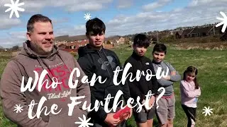 Can a 40 year old man throw further than his children?