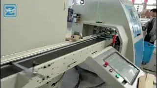 Optimizing Saw with sorting device, can cut 150m/min! Touch screen control, Defect detection