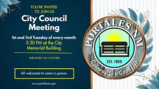 City of Portales Council Meeting 5/20/2025