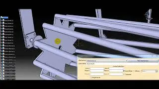 Vaste Tand Cultivator Simulation Tutorial - CATIA