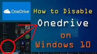 How to Disable Onedrive From Startup | Windows 10 Basic Tips!