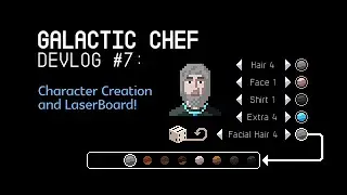 Laserboard, Character Customization, and Trial and Error (Galactic Chef Devlog #7)
