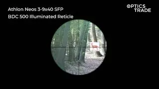 Athlon Neos 3-9x40 SFP Reticle BDC 500 Illuminated | Optics Trade Reticle Subtensions