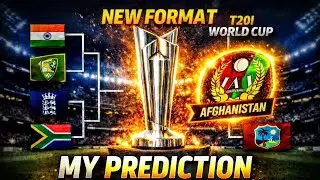 T20i WC 2026 PREDICTIONS FROM GROUP STAGE TO FINALISTS | IND | AUS ENG | SOUTH AFRICA |  PAK | NZ ?