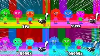 Noodle & Pals Run In The Forest Intro Lightning Fast at 999999x Speed Klasky Csupo Effects!