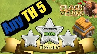 Clash of Clans TH5 - Townhall 5 --3 star attack strategy @GP Gamer