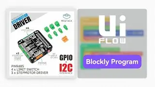 Module13.2 Stepmotor Driver v1.1 | A Stepper motor driver compatible with M5 master control