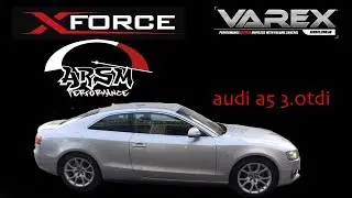 Audi A5 3 0tdi stainless steel exhaust by ARSM Performance with varex mufler