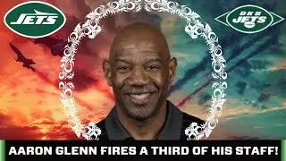 Aaron Glenn MASS Staff FIRINGS! | Defensive Coordinator HIRING Signal?!