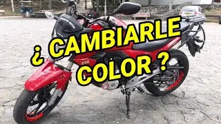 &iquest; PUEDO CAMBIAR el COLOR de la MOTO??