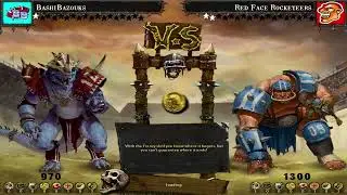 Lizardmen vs Ogre - Blood Bowl Chaos Edition