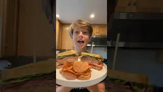 Club Sandwich! w/ olipop 🍋#trending #shorts #fyp #viral #cooking #food #chef #recipe #sandwich