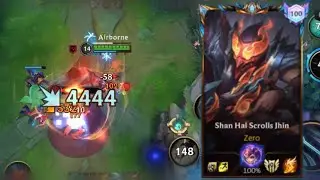 TOP 100 JHIN CHALLENGER GAMEPLAY | WILD RIFT
