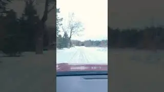 Canadiyile ഒരു മഞ്ഞുകാല Drive | Indian Point Point Provincial Park | Ontario 🇨🇦