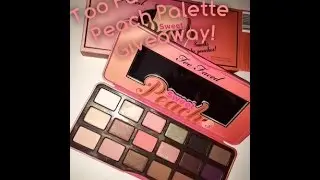 Ulta Haul and Too Faced Sweet Peach Giveaway!