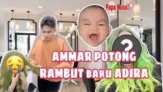 Adira menangis kena potong rambut dengan bangmar!