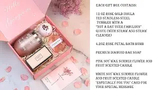 Best Birthday Gifts For Women-Relaxing Spa Gift Box Basket