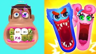Teeth Runner vs Hopping Heads - PikaName All Levels Gameplay Walkthrough Android IOS Mobile