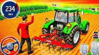 Tractor Farming Game 2025 🚜 | Real Farming Simulator 3D Gameplay Android | Offline Tractor Game