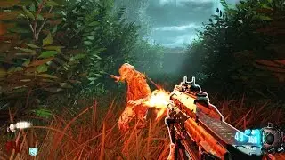 ZOMBIE MAZE!  BO3 ZOMBIES CHALLENGE MAP CUSTOM MOD!