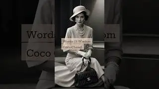 Words Of Wisdom Coco Chanel #quotes #inspiration #lifelessons #wisdom #motivation #cocochanel