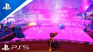 PS5 VRR - Ratchet and Clank Rift Apart Gameplay