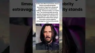 Keanu Reeves Patiently Queues With The Public At Theater 🎭✨