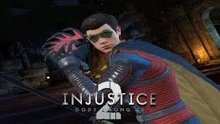 INJUSTICE 2 MOBILE Robin Super Move + Abilities Gameplay (iOS Android)
