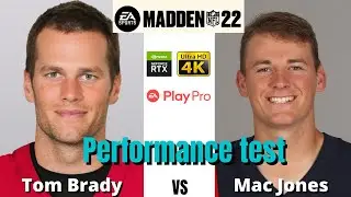 Madden NFL 22 PC Gameplay Performance Test | Tom Brady vs Mac Jones | Bucs vs Patriots | RTX 3080 Ti