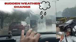 Weather ne bilkul surprise de diya 🌧️|  Barish ka maza | 3XO leke nikal gaya|#trending #cartik3567