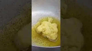 Cooking with shea butter in an African village | ASMR cooking