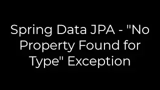 Java :Spring Data JPA - 