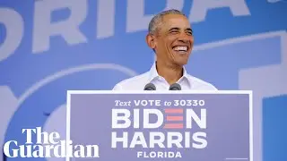 Barack Obama campaigns for Joe Biden in Florida &ndash; watch live