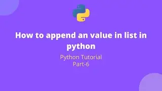 How to append an value in list in python #shorts #python