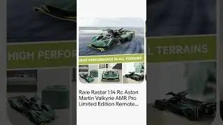 Rare Rastar 1:14 Rc Aston Martin Valkyrie AMR Pro Limited Edition Remote Car