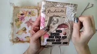 Junkjournal zur f&uuml;nften Rauhnacht - ein Forest Journal in der Box - Flipthrough [deutsch]