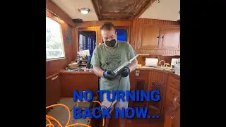Trawler DIY- Headliner replacement and repairs Part 1- Headliner removal and epoxy repairs