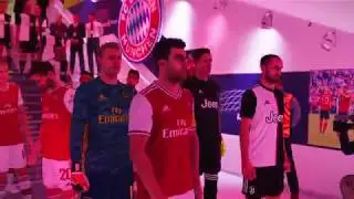 PES 2020 Arsenal vs Juventus - Top Player ai - Coach Mode - PS4 PRO 1080p