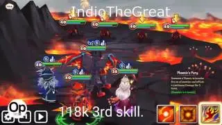 Summoners War INDIOTHEGREAT testing brandia on violent/ broken set