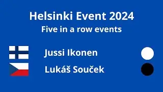 Renju match cut - Jussi Ikonen (FIN) vs Luk&aacute;&scaron; Souček (CZE)