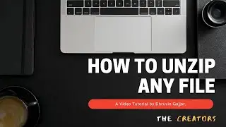 How to Unzip any File || Python project