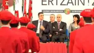 El Lehendakari reivindica el papel protagonista de la Ertzaintza en la 