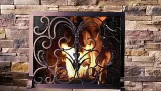 Barcelona hand forged firescreen doors